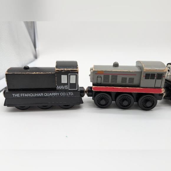 Thomas & Friends Wooden Railway Lot Set Train Daisy Salty Diesel Mavis Frank - Picture 14 of 16